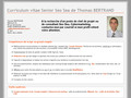Cv rfrenceur senior de Thomas BERTRAND